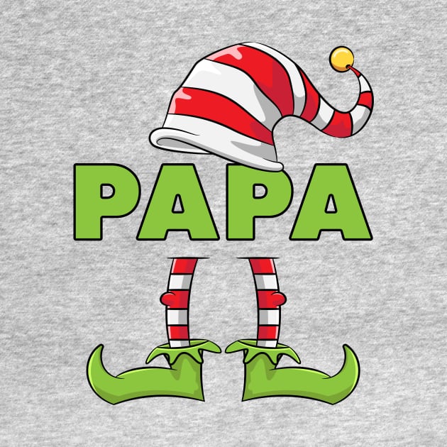 Papa Elf Funny Couples Christmas Costume Gift by teeleoshirts